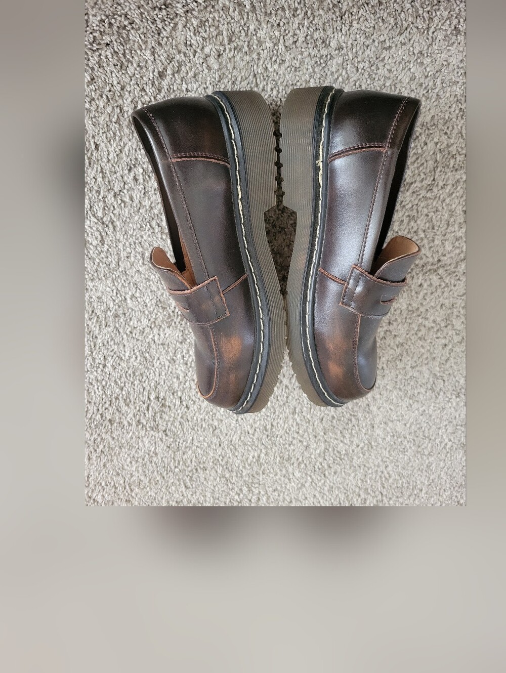 Brown Leather Loafers - Picture 3 of 4